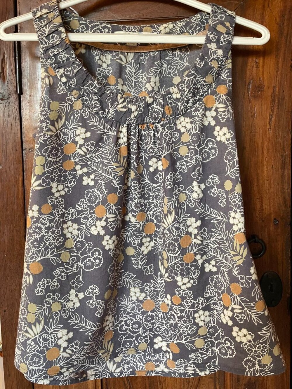 Boden sleeveless cotton top US size 4